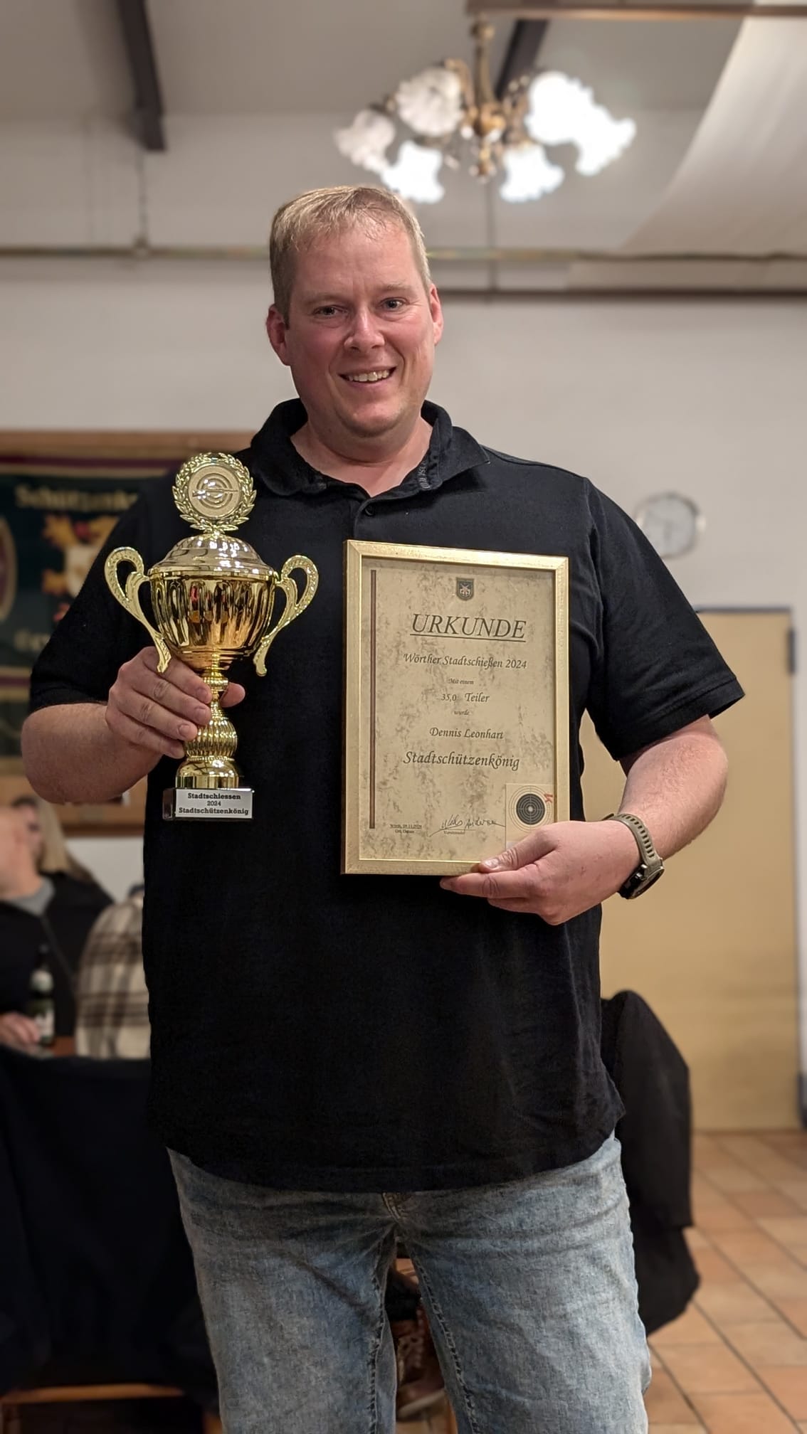 Stadtschießen Siegerehrung Jahressieger 2024