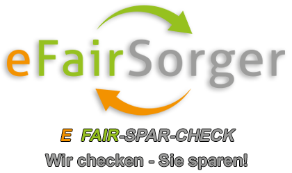 eFairSorger - Energie sparen - Strom sparen - Gas sparen